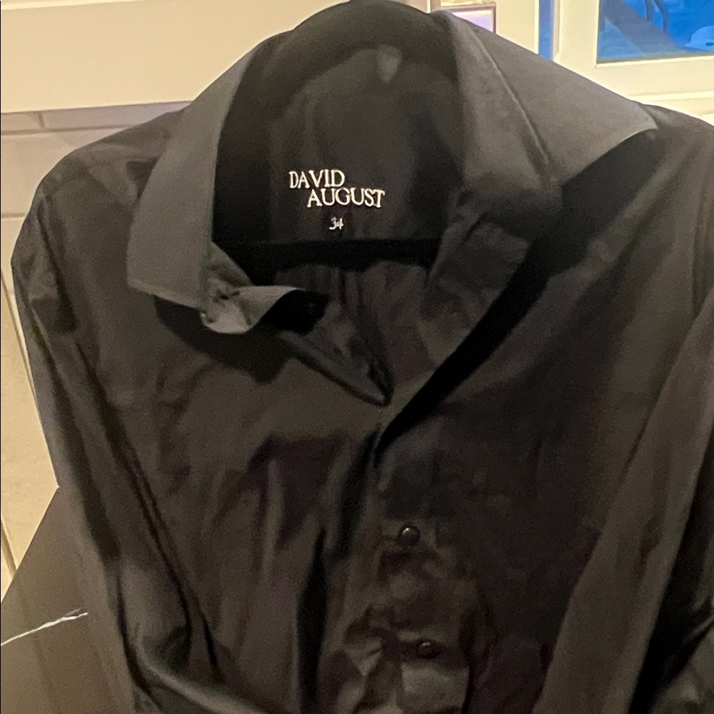 David August Black Dress Shirt